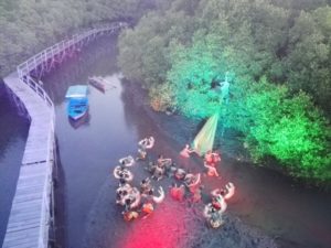 Dramatari di Hutan Bakau Tahura Ngurah Rai