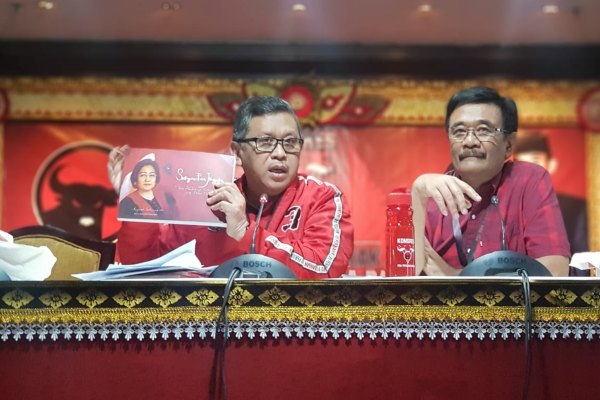 Hasto dan Djarot Saiful