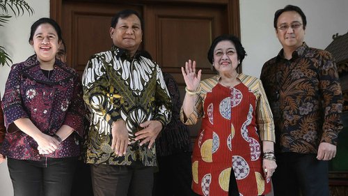 Prabowo, Mega, dan Puan dan Prananda