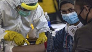 ILUSTRASI Tes Virus Corona