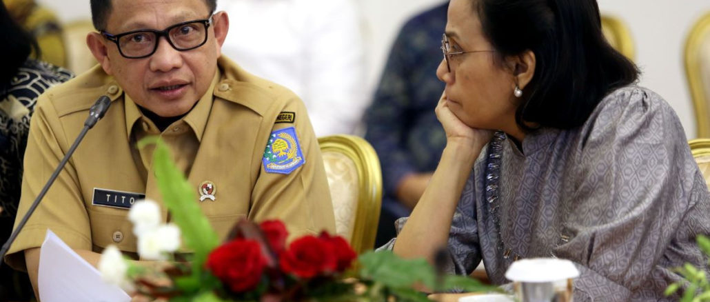 Mdendagri Tito dan Menkeu Srimulyani