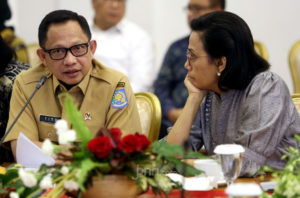 Mdendagri Tito dan Menkeu Srimulyani