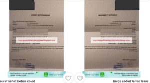 Surat Keterangan Bebas C-19