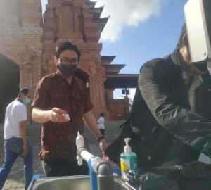 pemasangan tempat cuci tangan 2