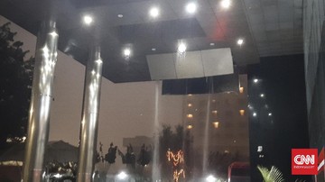 Plafon Gedung KPK Jebol, Hujan Deras Disertai Angin Kencang