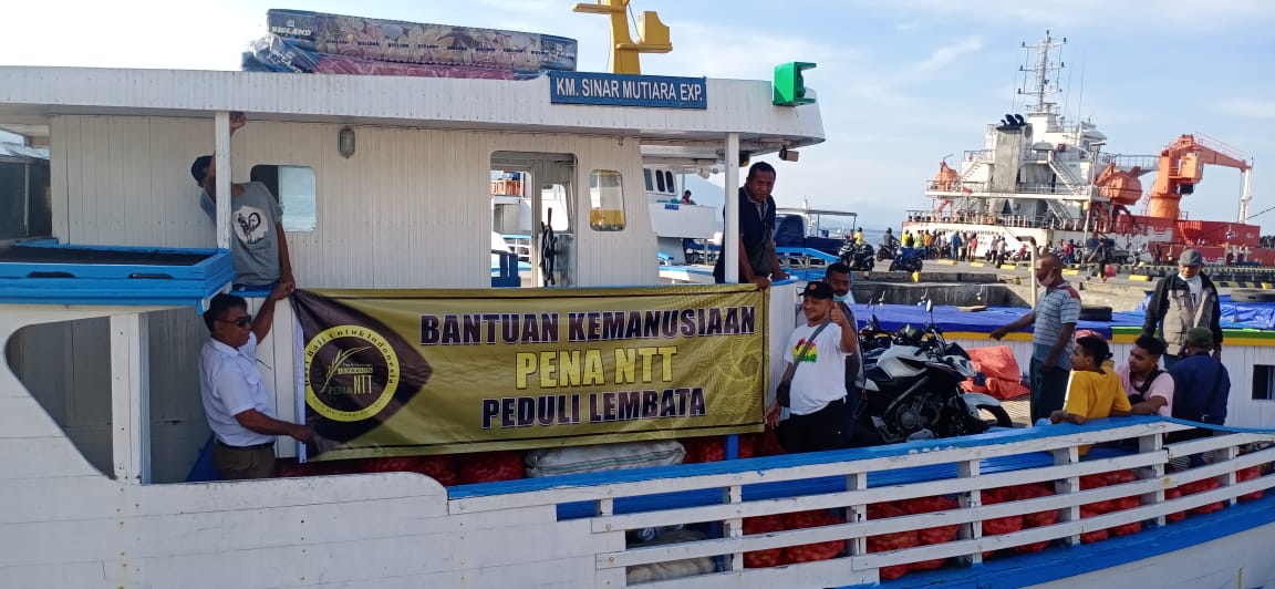 Distribusi Bantuan Kemanusiaan PENA NTT ke Lembata