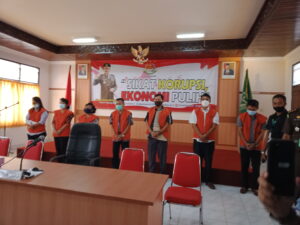 Para tersangka korupsi