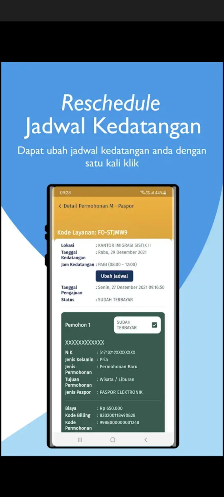 M Paspor dan Cekal Online