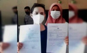 Novita Camerling Didampingi LBH Fakultas Hukum Unpatti