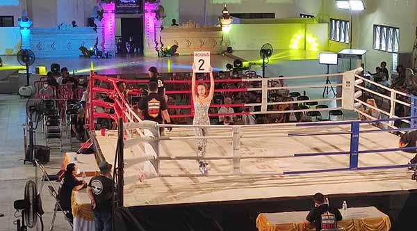 Perhelatan pertandingan olahraga Muay Thai