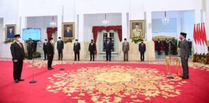 Presiden Jokowi Lantik Gubernur Lemhannas dan Kepala Badan Pangan Nasional