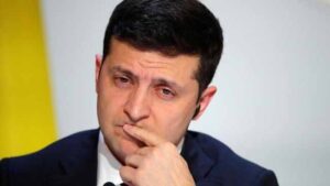 Presiden Ukraina Volodymyr Zelensky