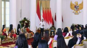 finalis putri indonesia bertemu presiden Jokowi