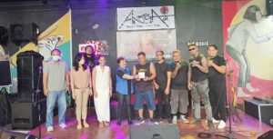 kegiatan launching album di Denpasar