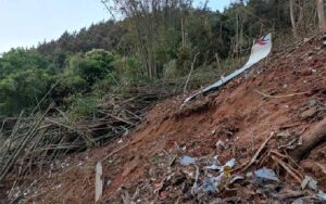 Pesawat Boeing 737 jatuh di China