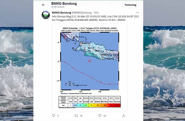 info gempa