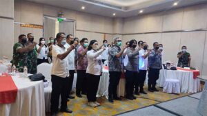 Kapolsek Kuta Utara Ikuti Rapat Kerja Program Pemberdayaan Masyarakat Anti Narkoba
