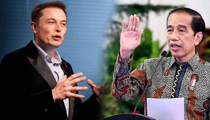 elon musk - Presiden Jokowi