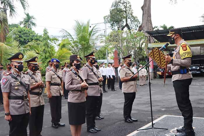 Empat Jabatan Strategis Polres Badung Resmi di Ganti