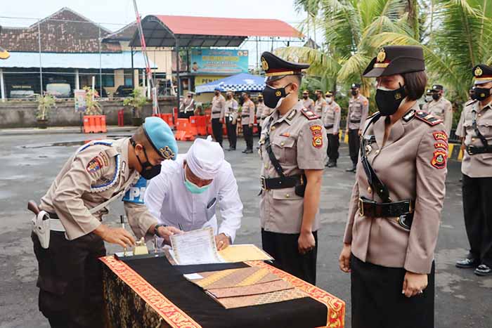 Empat Jabatan Strategis Polres Badung Resmi di Ganti