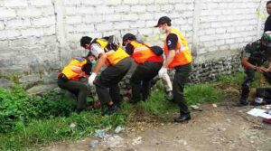Jasad Pria di Got di Denpasar Utara