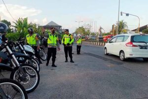 Kapolres Badung Turun Langsung Pimpin Patroli Berskala Besar