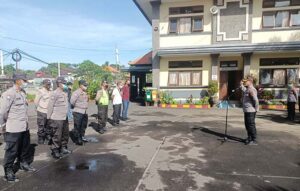 Polsek Abiansemal Gelar Apel MAY DAY