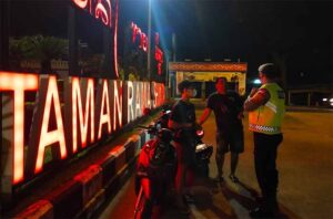 Samapta Polsek Mengwi Sambangi Patung Rama Shinta