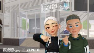 Virtual Hyundai Motorstudio on ZEPETO Metaverse Platform