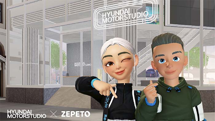 Virtual Hyundai Motorstudio on ZEPETO Metaverse Platform