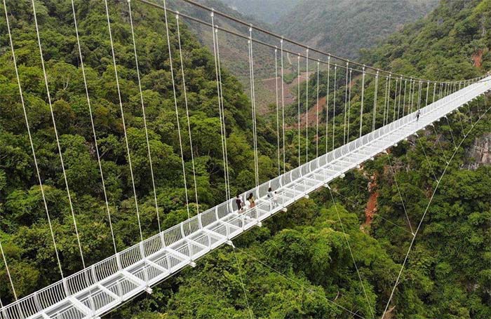 jembatan kaca naga putih vietnam