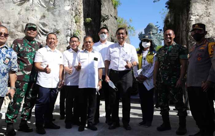 Pastikan Kesiapan Bali Sambut KTT G20, Luhut Tinjau Mangrove Tahura dan GWK