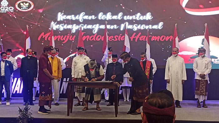 Deklarasi dan dialog kebangsaan pencegahan terorisme di Kuta Bali