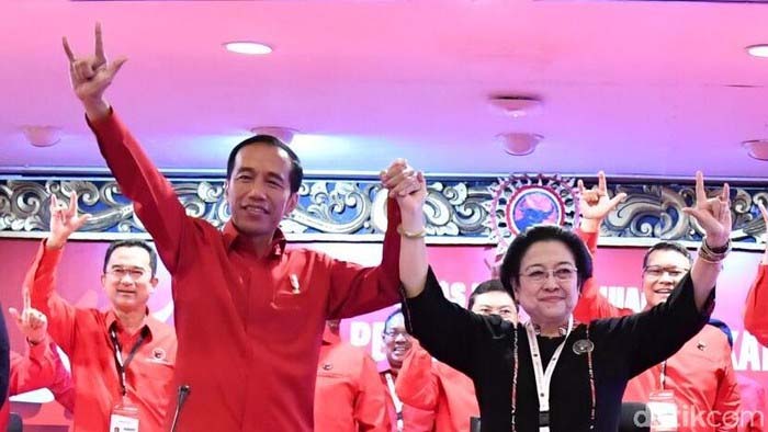 jokowi bersama megawati