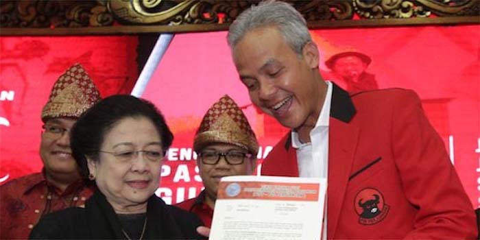 megawati dan ganjar pranowo