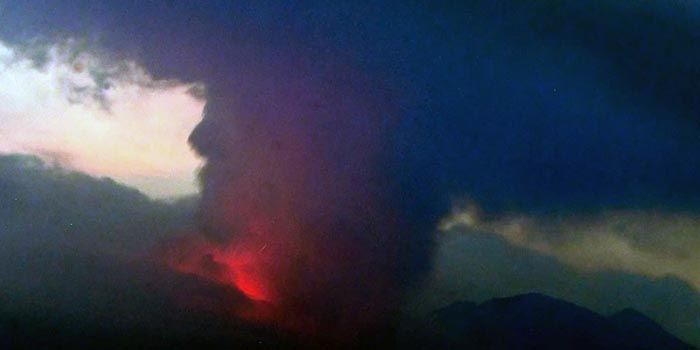 Gunung Sakurajima di Jepang meletus pada Minggu, 24 Juli 2022