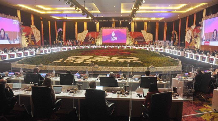 Rapat para Menteri Keuangan anggota G-20 di Nusa Dua Bali