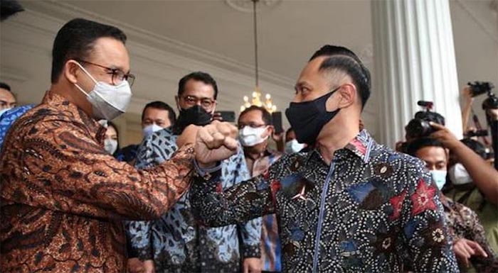 Anies Baswedan dengan Agus Harimurti