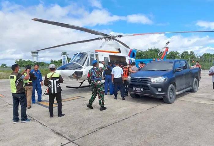 Persiapan Evakuasi para korban ke Timika (ist)