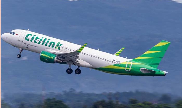 Ilustrasi pesawat Citiilink.