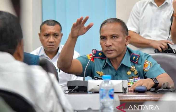 Komandan Pangkalan Utama TNI Angkatan Laut (Lantamal) IX Ambon, Brigjen TNI Said Latuconsina.
