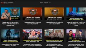 Halaman website kejari Garut saat diretas
