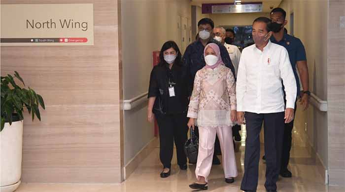 Presiden Joko Widodo dan Ibu Iriana menyambut kelahiran cucu kelima pada hari Kamis, 25 Agustus 2022, di Rumah Sakit Pondok Indah, Jakarta Selatan.