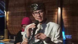 Menteri Pariwisata dan Ekonomi Kreatif (Menparekraf) Sandiaga Salahuddin Uno