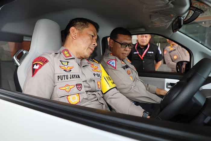Wuling Indonesia bertemu Kapolda Bali Irjen Pol Putu Jayan Danu Putra, Selasa (27/9/2022).