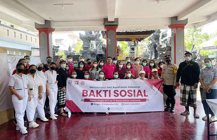 IDI Kota Denpasar mengadakan bakti sosial dalam rangka memperingati ulangnya tahunnya yang ke-71. (M-004)