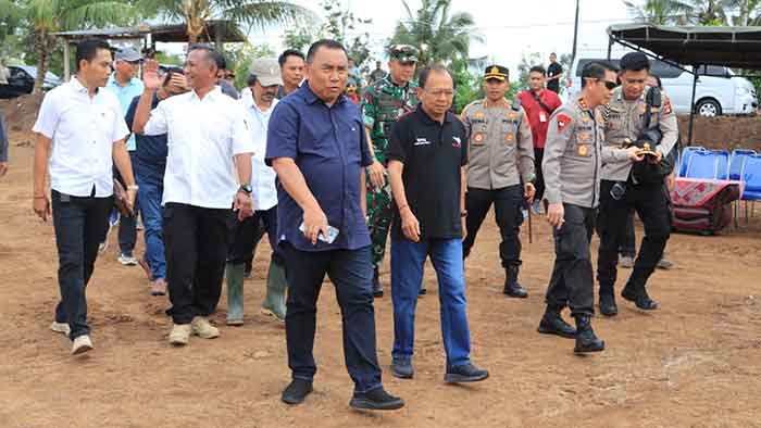 Pastikan Berjalan Lancar, Bupati Tamba Dampingi Gubernur Koster Tinjau Kesiapan Groundbreaking Jalan Tol