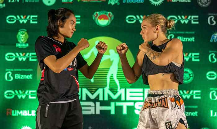 Ajang tarung Muay Thai, Summer Fight kini memasuki penyelenggaraan yang ketiga di tahun ini, setelah sebelumnya digelar di Bulan Februari dan Bulan Juni 2022. Bali sebagai tuan rumah menerima kedatangan para petarung yang berasal dari beragam daerah di Indonesia. (foto: ist)