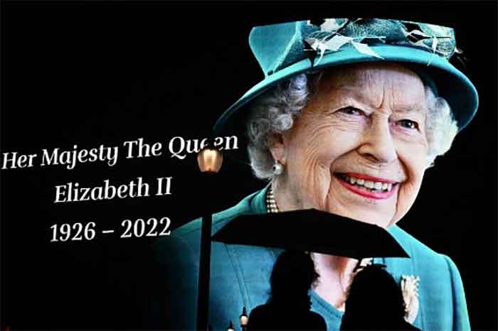 Wajah Ratu Elizabeth terpampang di Inggris.