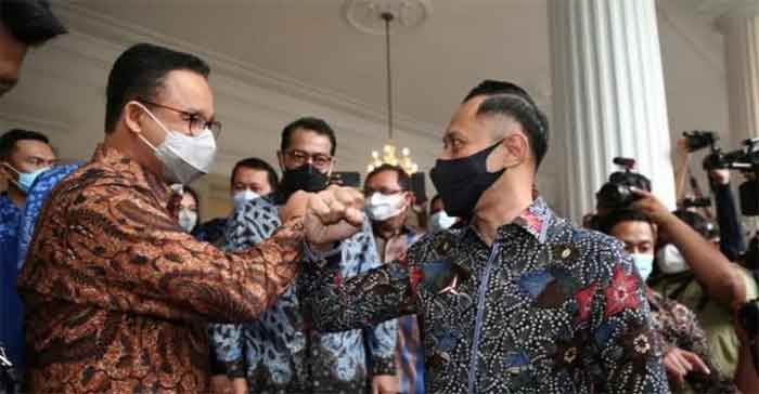 Anies Baswedan bersam AHY